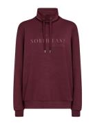 Sc-Banu Tops Sweatshirts & Hoodies Sweatshirts Burgundy Soyaconcept