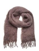 Aurora Kid Mohair Scarf Accessories Scarves Winter Scarves Brown Balmu...