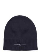 Th Foundation Cotton Beanie Accessories Headwear Beanies Navy Tommy Hi...