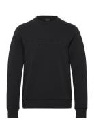 Hs Embossed Crew Tops Sweatshirts & Hoodies Sweatshirts Black Hackett ...