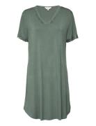 Bamboo Short Sleeve Nightdress With Nattøj Green Lady Avenue