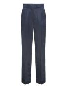 Phoebe - High Shine Blend Rd Bottoms Trousers Suitpants Navy Day Birge...