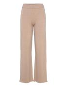 Bs Scarlett Pants Bottoms Trousers Straight Leg Beige Bruun & Stengade