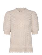 Fqgina-Pullover Tops Knitwear Jumpers Cream FREE/QUENT