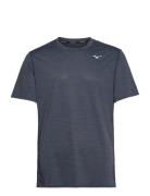 Impulse Core Tee Tops T-Kortærmet Skjorte Blue Mizuno