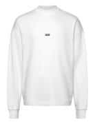 Nedro Tops Sweatshirts & Hoodies Sweatshirts White HUGO BLUE