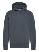 Vintage Washed Hoodie Tops Sweatshirts & Hoodies Hoodies Navy Superdry