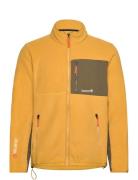 Sherburne Polartec 200 Mix Media Full Zip Fleece Chai Tea Tops Sweatsh...