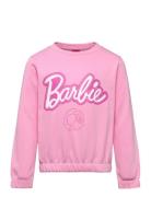 Sweats Tops Sweatshirts & Hoodies Sweatshirts Pink Barbie