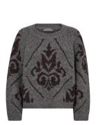 Mmdaya Mohair Knit Tops Knitwear Jumpers Grey MOS MOSH