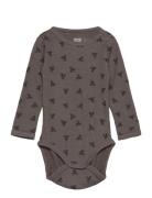 Hmlbambo Body Ls Langærmet Body Brown Hummel