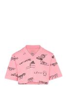 Jg Bluv Cr T Tops T-Kortærmet Skjorte Pink Adidas Sportswear