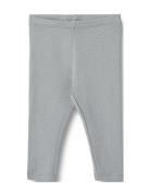 Rib Leggings Maddy Bottoms Leggings Grey Wheat