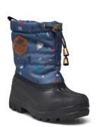 Winter Boot Rubber Vinterstøvler Pull On Blue Mikk-line