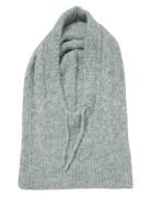 Objmilu Cable Knit Balaclava Rep Accessories Headwear Beanies Grey Obj...