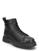 Tjm Lace Up Boot Snørestøvler Black Tommy Hilfiger