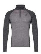 Odlo Bl Top Tn L/S Half Zip Nat Performance Pw 150 Tops Knitwear Turtl...