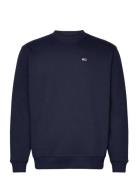 Tjm Reg S Flag Crew Ext Tops T-Langærmet Skjorte Navy Tommy Jeans