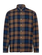 Brushed Blackwatch Chk Rf Shirt Tops Shirts Casual Navy Tommy Hilfiger