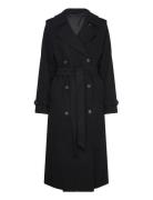 Bs Kaylee Coat Uldfrakke Frakke Black Bruun & Stengade