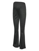 Mllise Flared Jrs Legging Bottoms Leggings Black Mamalicious