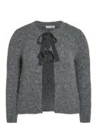 Vibows L/S Knit Cardigan/Ln Tops Knitwear Cardigans Grey Vila