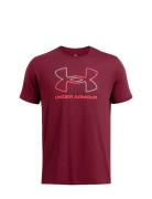 Ua Gl Foundation Update Ss Sport T-Kortærmet Skjorte Burgundy Under Ar...