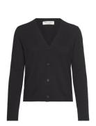 Cardigans Long Sleeve Tops Knitwear Cardigans Black Marc O'Polo