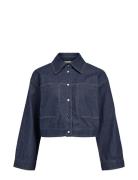 Objjune Denim Ls Jacket E Ss Fair 23 Jakke Denimjakke Blue Object