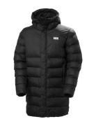 Oslo Puffy Parka Parka Jakke Black Helly Hansen