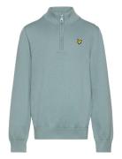 1/4 Zip Jumper Tops Sweatshirts & Hoodies Sweatshirts Green Lyle & Sco...