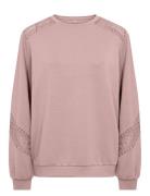 Sc-Banu Tops Sweatshirts & Hoodies Sweatshirts Pink Soyaconcept