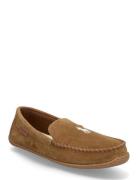 Suede-Brenan-Ds-Slp Loafers Flade Sko Brown Polo Ralph Lauren