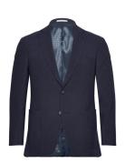 Structured Glenn Check Blazer Suits & Blazers Blazers Single Breasted ...