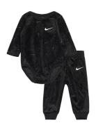 Nike Essentials Bodysuit And Pants Set Langærmet Body Black Nike