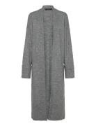 Vmjupiter Ls Open Cardigan Bf Tops Knitwear Cardigans Grey Vero Moda