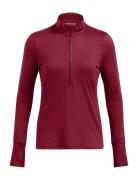 Ua Launch Pro Half Zip Sport Sweatshirts & Hoodies Sweatshirts Burgund...