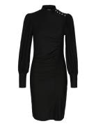 Rifagz Button Dress Kort Kjole Black Gestuz