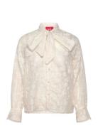 Josettecras Shirt Tops Shirts Long-sleeved Cream Cras