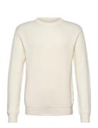 Sdgia Tops Sweatshirts & Hoodies Sweatshirts Cream Solid