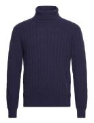 Sweater L/S Tops Knitwear Turtlenecks Navy United Colors Of Benetton