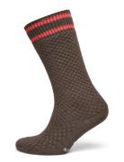 Woolen Bubble Socks Lingerie Socks Regular Socks Brown Mads Nørgaard