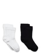 Ankle Sock - Rib  Sokker Strømper White Minymo