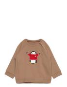 Sweater L/S Tops Sweatshirts & Hoodies Sweatshirts Beige United Colors...