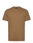 Pique T-Shirt Tops T-Kortærmet Skjorte Beige Lyle & Scott