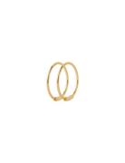 Basic Hoop  Designers Jewellery Earrings Hoops Gold Maria Black