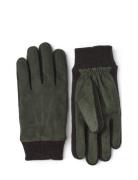 Geoffrey Accessories Gloves Finger Gloves Khaki Green Hestra