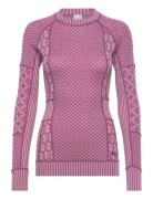 Smekker Ls Sport Base Layer Tops Pink Kari Traa