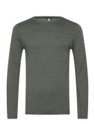 Base Crew Sport Base Layer Tops Khaki Green Bula