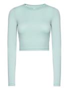 Crop Long Sleeve Sport Crop Tops Long-sleeved Crop Tops Blue Casall